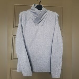 Mondetta Light Gray Sweatshirt With Zipper Details Sz L